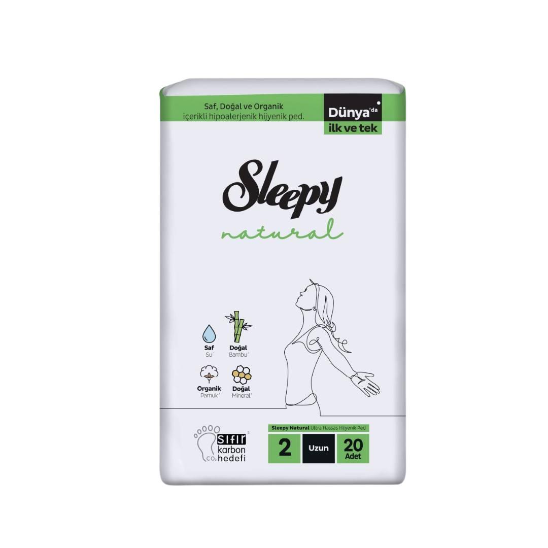 Гігієнічні прокладки Sleepy Natural Long-2 №20 (280 mm)