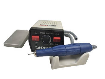 Фрезер для манікюру Strong 204 65 W 35000 об апарат для нігтів манікюрна машинка фрезер Стронг з ручкою 105L