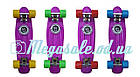 Пеніборд фіш Penny Board (скейт пінні борд) Fishskateboards: 8 кольорів, до 80 кг, фото 7