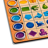 Дерев'яний пазл-вкладиш "Асоціації кольору" (ПСД268) PSD268, фото 2