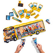 Дерев'яний пазл-вкладиш "Шкільний автобус" (ПСД270) PSD270, фото 4