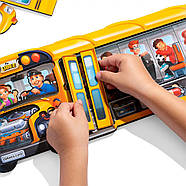 Дерев'яний пазл-вкладиш "Шкільний автобус" (ПСД270) PSD270, фото 8