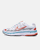 Мужские Кроссовки Nike  P-6000 White Aqua чоловічі кросівки Nike