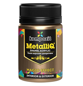 Фарба акрилова емаль METALLIQ Kompozit 70 г Колір бронзи (X-831)