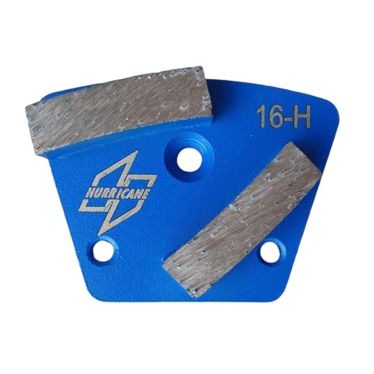 Trapezoid grinding plate #16/20 Hard Bond (Blue). Фреза шліфувальна, трапеція (Блакитна) 10 мм