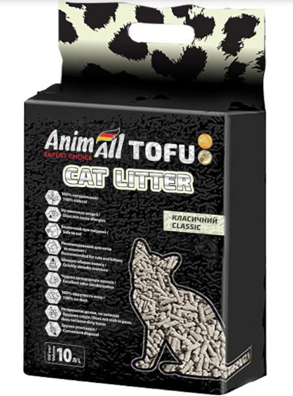 Соєвий наповнювач Animall ТОФУ Класичний 10 л/4,66 кг Енімал, фото 1