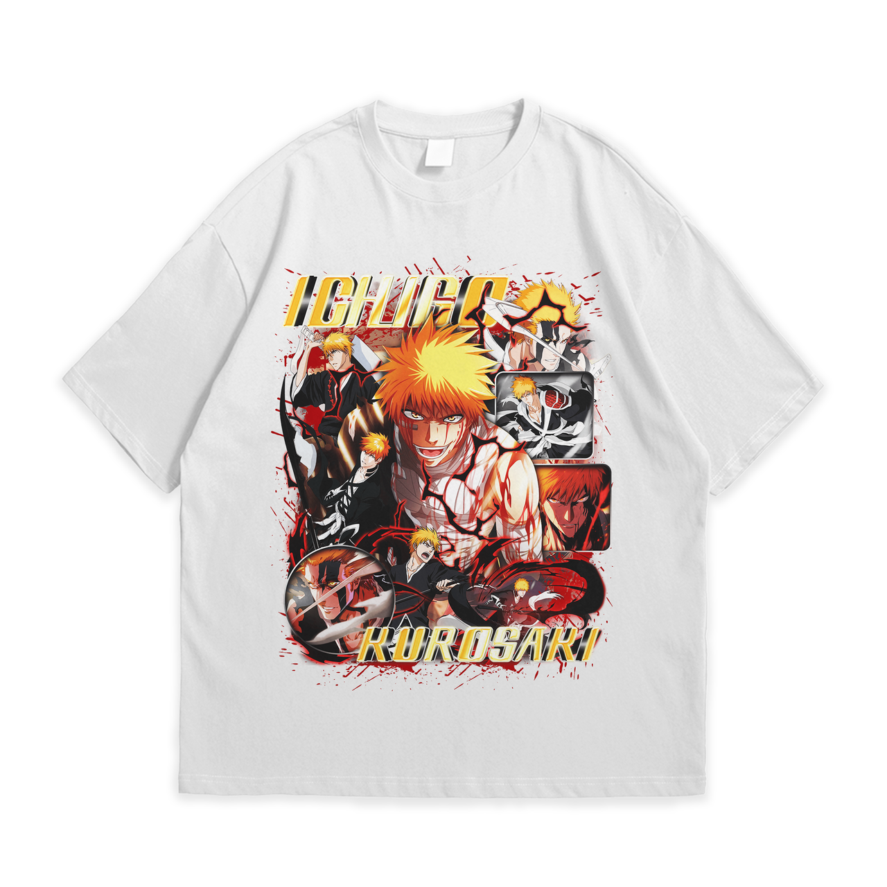 Футболка з принтом Bleach Ichigo kurosaki XXL Білий