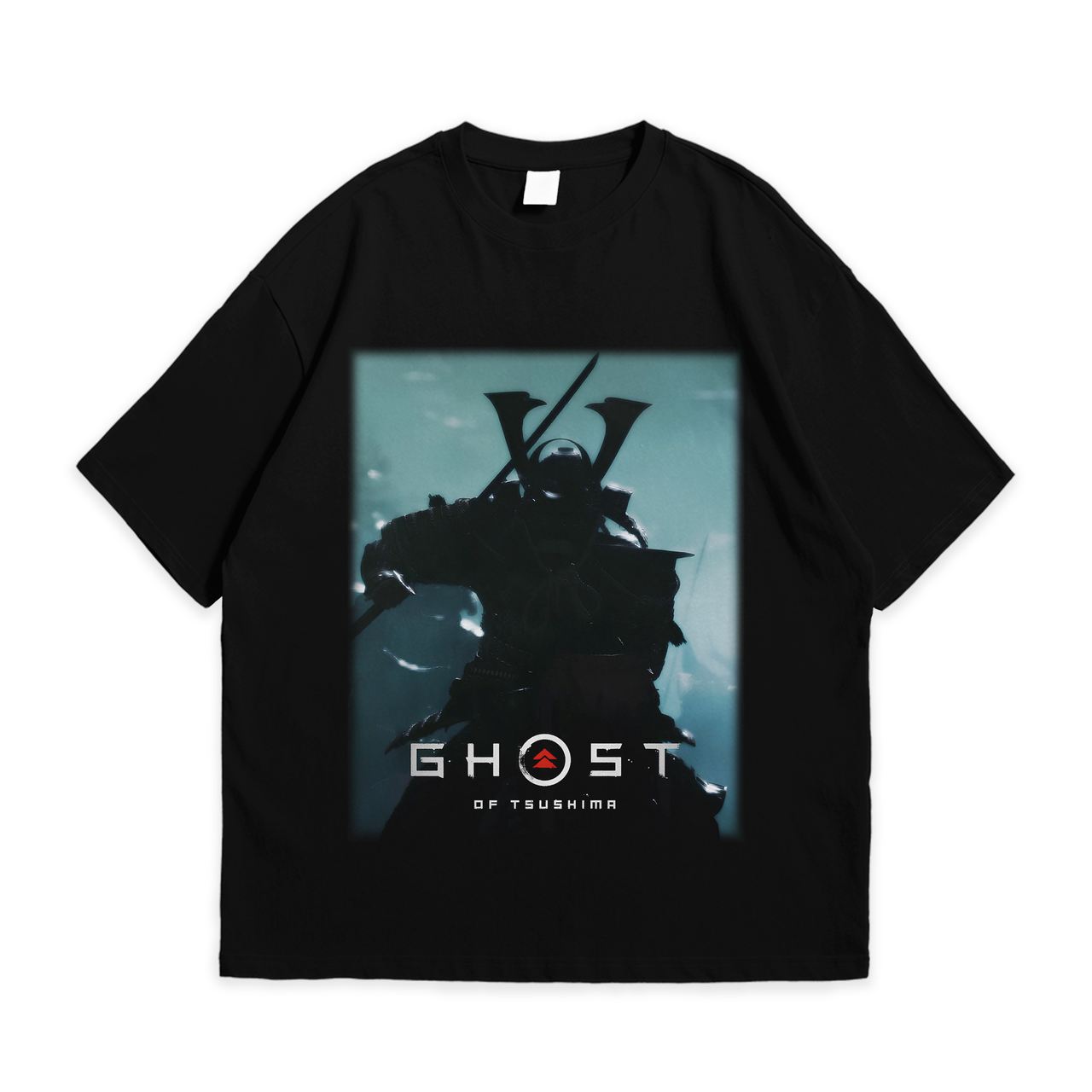 Футболка з принтом Ghost Of Tsushima Привид Цусіми XXL Чорний