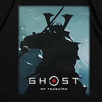 Футболка з принтом Ghost Of Tsushima Привид Цусіми XXL Чорний, фото 3