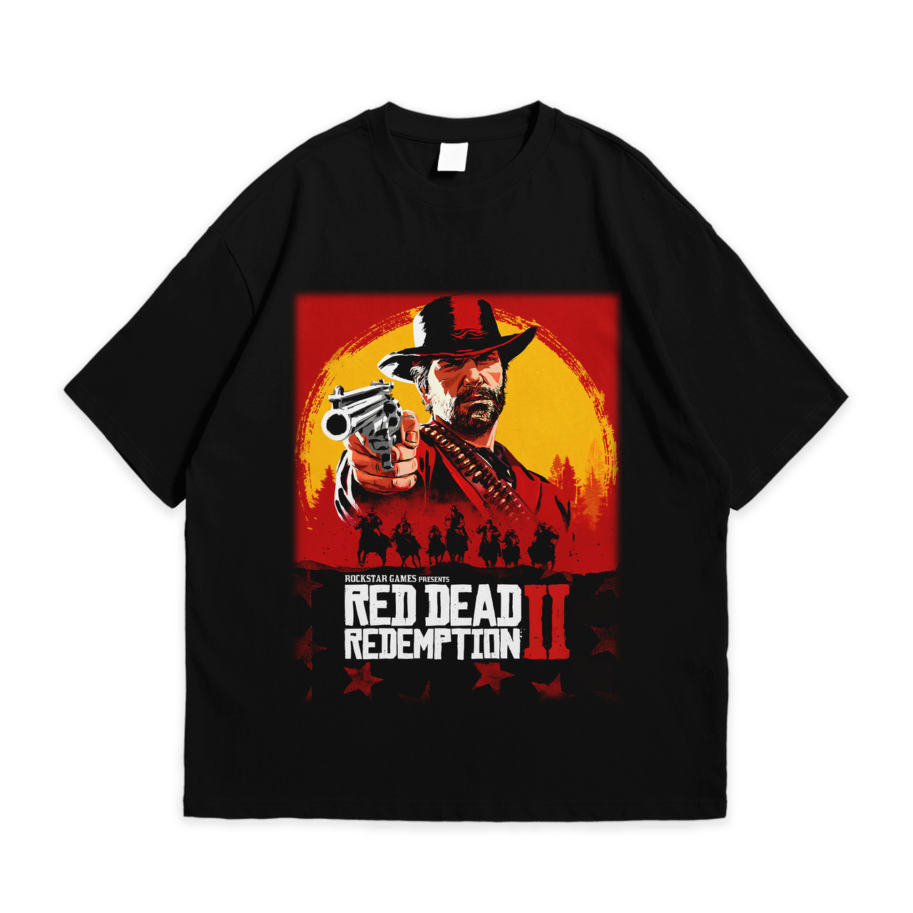 Футболка з принтом Red Dead Redemption 2 XXL Чорний