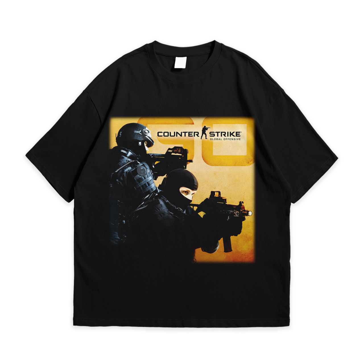 Футболка з принтом Counter Strike Global Offensive XXXL Чорний