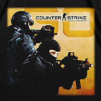 Футболка з принтом Counter Strike Global Offensive XXXL Чорний, фото 3