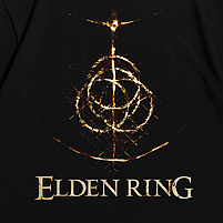 Футболка з принтом Elden ring back S Чорний, фото 3
