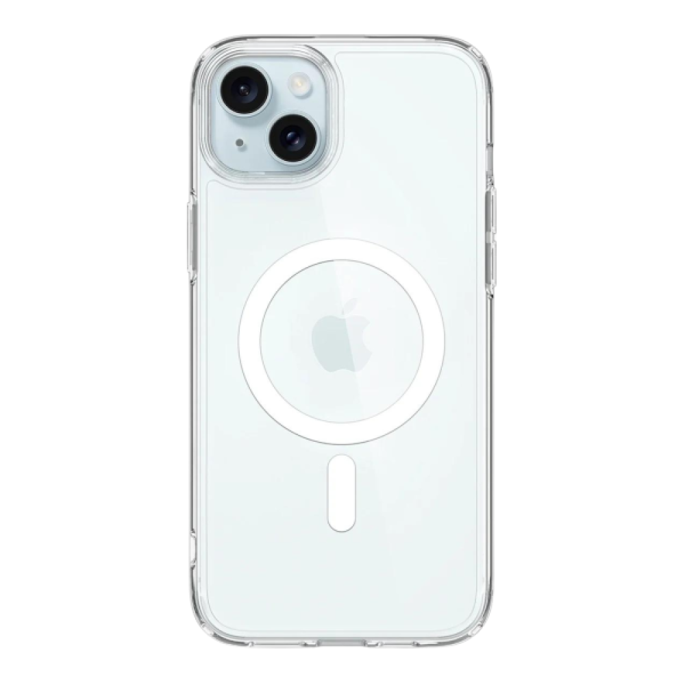 Чохол TPU+PC Spigen Ultra Hybrid with Magsafe для iPhone 15 Колір Transparent, фото 1
