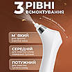 Аспіратор дитячий для носа назальний соплевідсмоктувач електричний з мелодіями 3 рівня 5в1, фото 2