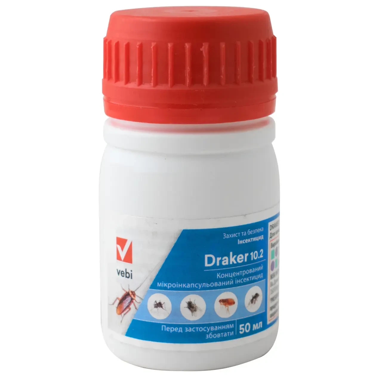 Інсектицид Draker 50мл —  від побутових комах (Італія)