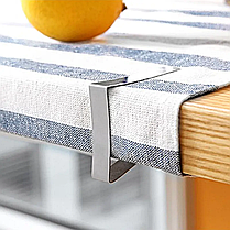 Затискач скатертини кліпси для скатертини нержавіюча сталь тримач скатертини, фото 4