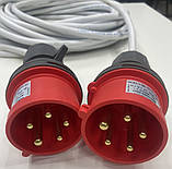 Подовжувач для генератора 380В(3 фази), 16А, 10 метрів, фото 2
