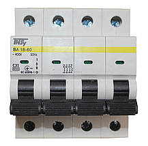 Автоматичний вимикач ВА18-60 4Р 32А 6кА х-ка C Ny95504763, фото 2