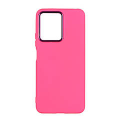 Чохол Silicone Cover Metal frame (AA) для Xiaomi Redmi Note 12 Pro+ 5G Колір 38.Shiny Pink