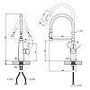 Змішувач для кухні Kroner KRP Ersel - C03111BLK, фото 2