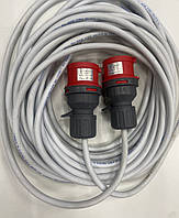 Подовжувач для генератора 380В(3 фази), 16А, 20 метрів