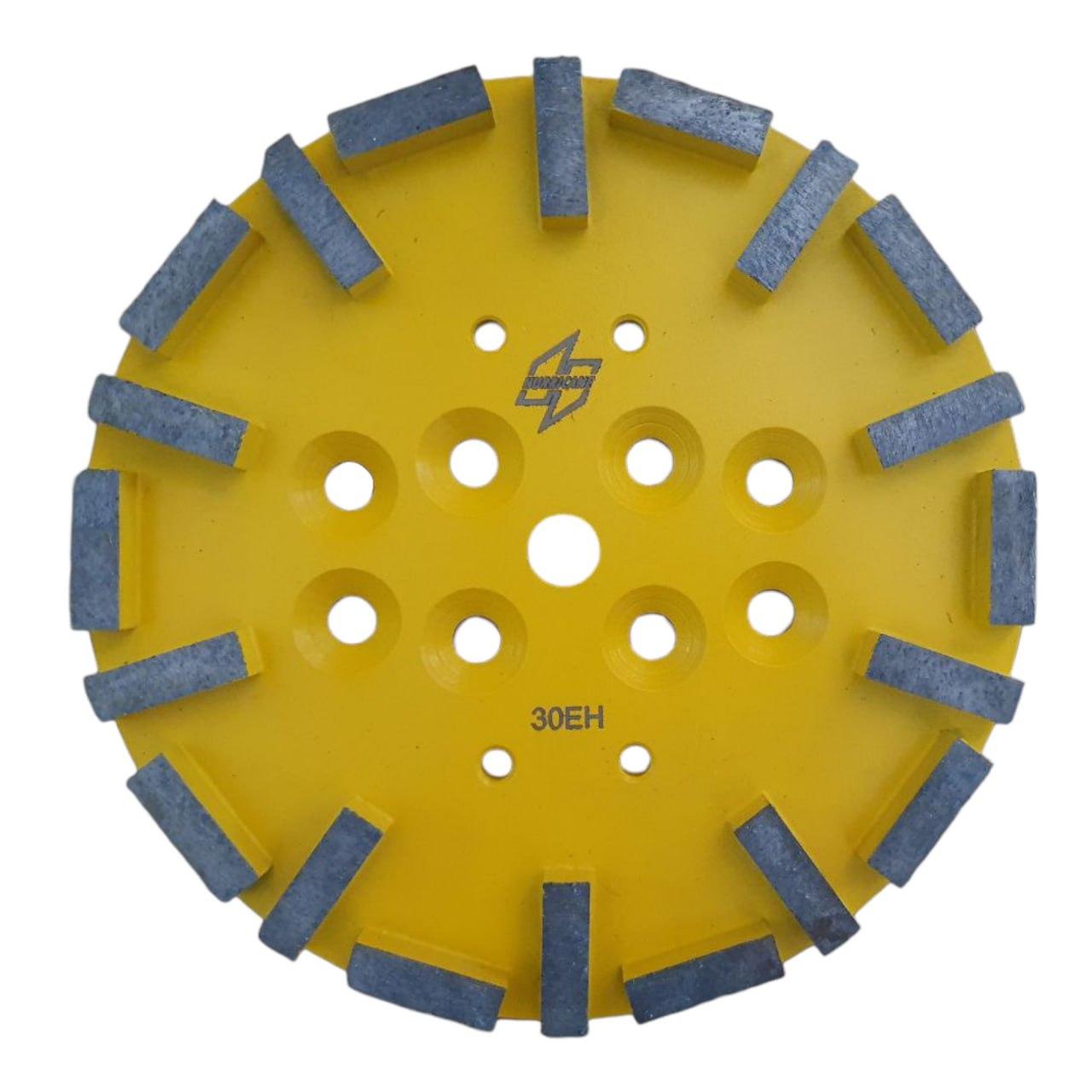 Grinding disc Hurricane 250 мм. Для Blastrac BG250.  Шліфувальний диск / фреза 250 мм. 40х12х12мм