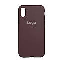 Чохол Silicone Case Full Size (AA) для iPhone Xs Max Колір 16.Blue, фото 6