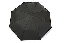 Чоловіча парасолька карбон напівавтомат поліестер чорний Арт.3012 Susino (54)