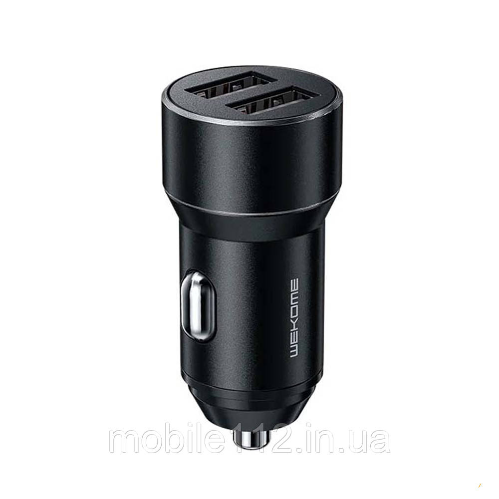 Авто зарядний адаптер Wekome WP-C36 2USB/3.1A (чорне), фото 1