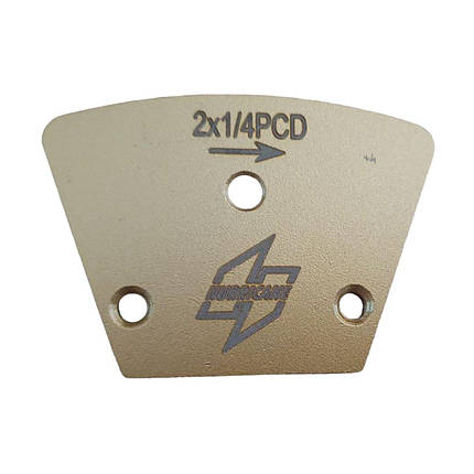Trapezoid grinding plate PCD (Gold) Фреза шліфувальна PCD трапеція (Золота) 13мм, фото 3