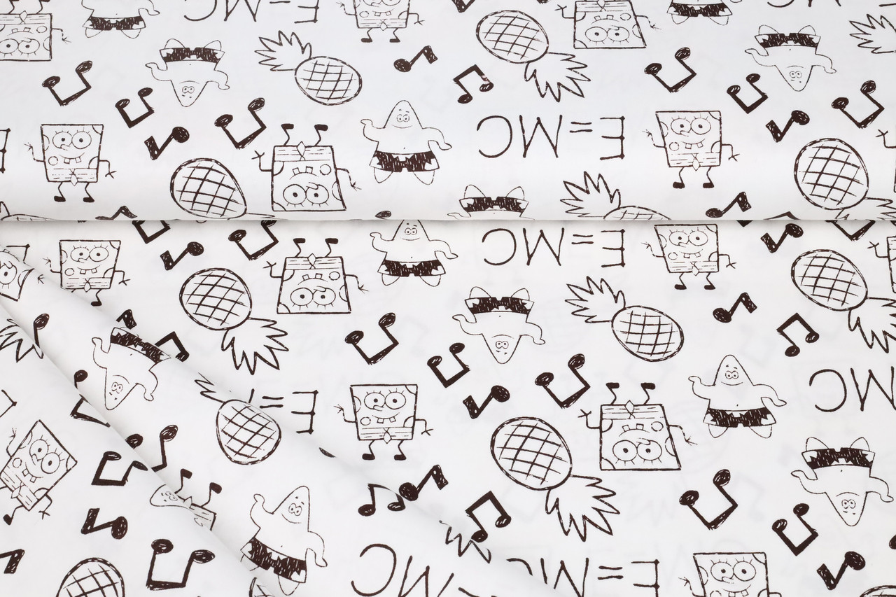 Сатин-твіл Губка Боб