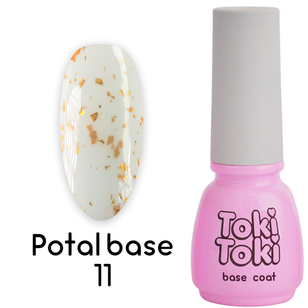 Камуфлююча база для нігтів Toki-Toki Potal 011, 5 мл, фото 1