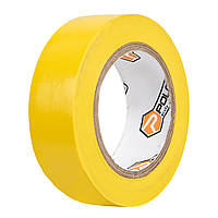 Ізоляційна стрічка ПВХ Polax жовта 10 м (101-085)