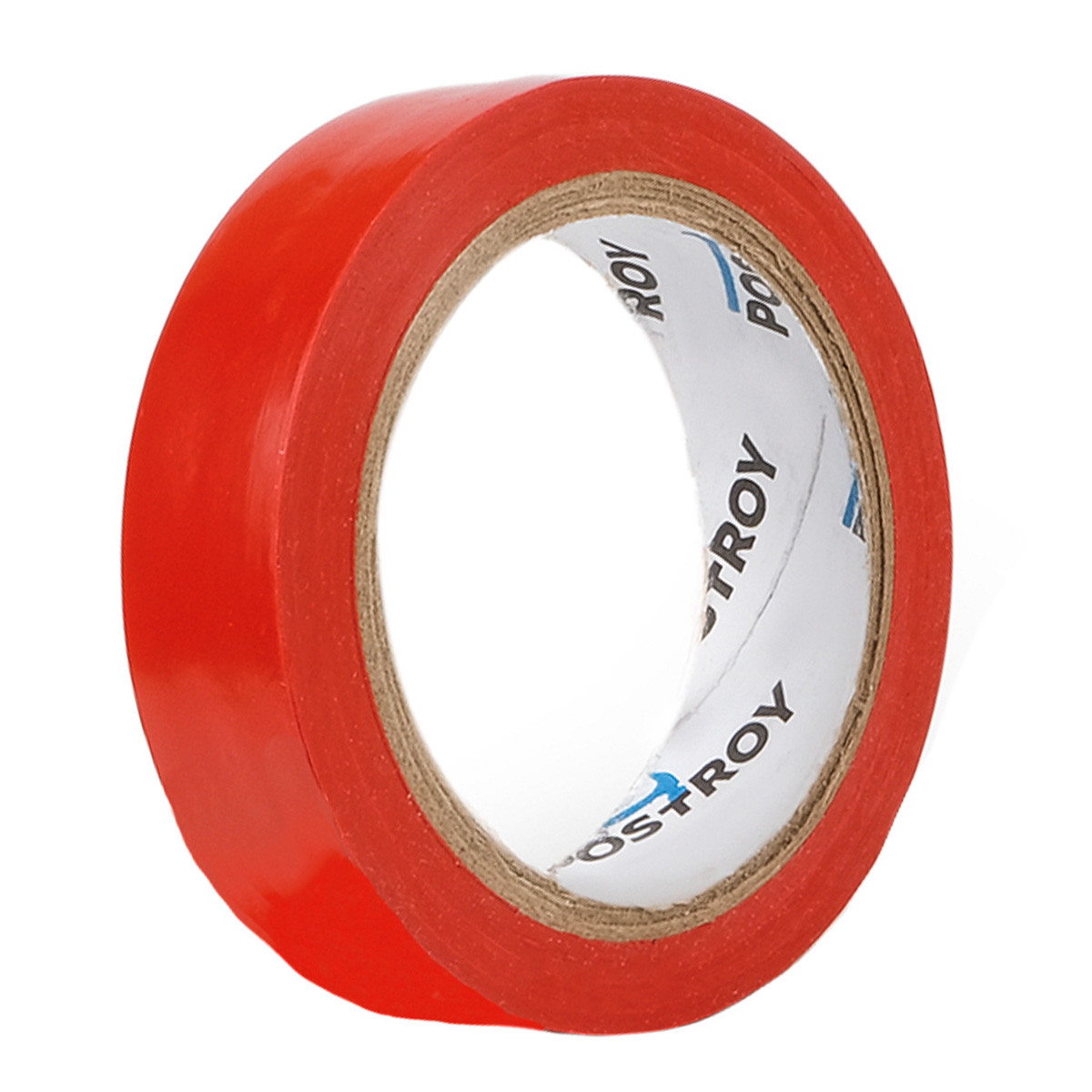 Ізоляційна стрічка ПВХ Postroy червона 25 м (IT-25154), фото 1