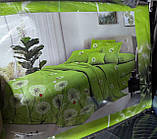 Бязевий комплект постільної білизни. Полуторка, фото 3