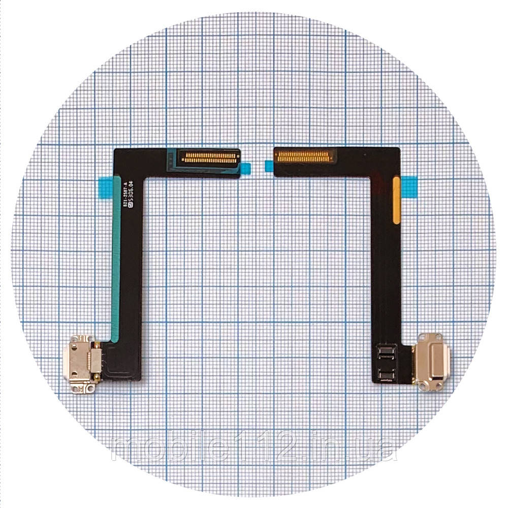 Шлейф Apple iPad Air 2 з роз'ємом зарядки білий AAA