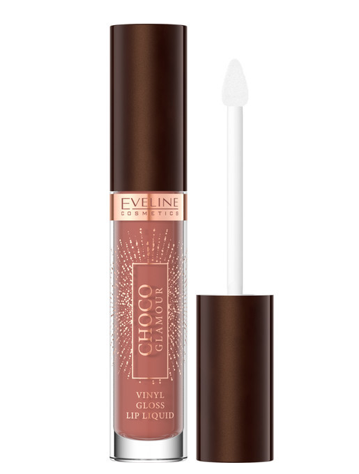 Помада вінілова рідка Eveline Choco Glamour  01 Ruby Chocolate 4.5 мл (5903416058885), фото 1