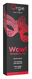 Спрей для поцілунків з ароматом Полуниця Orgie Wow! 10мл