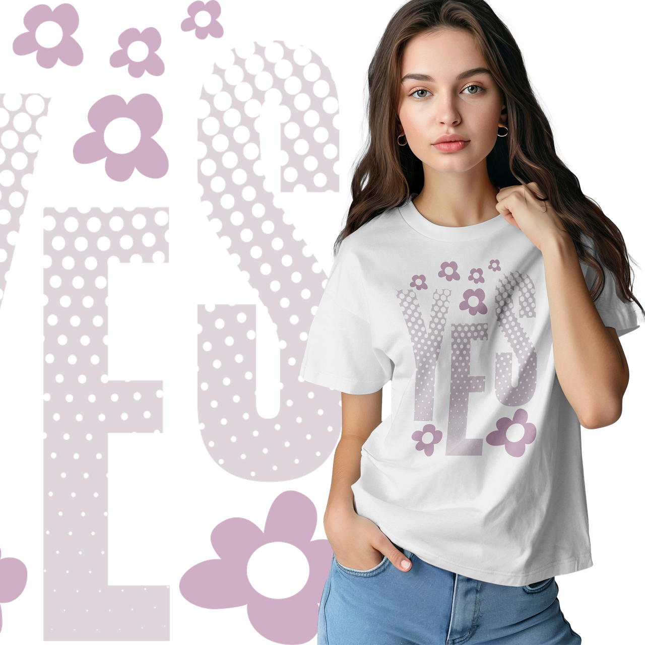 Футболка жіноча Stedman з принтом YES  XS біла, фото 1