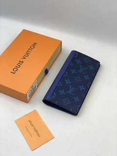 Гаманець Louis Vuitton гаманець синій монограм якість преміум