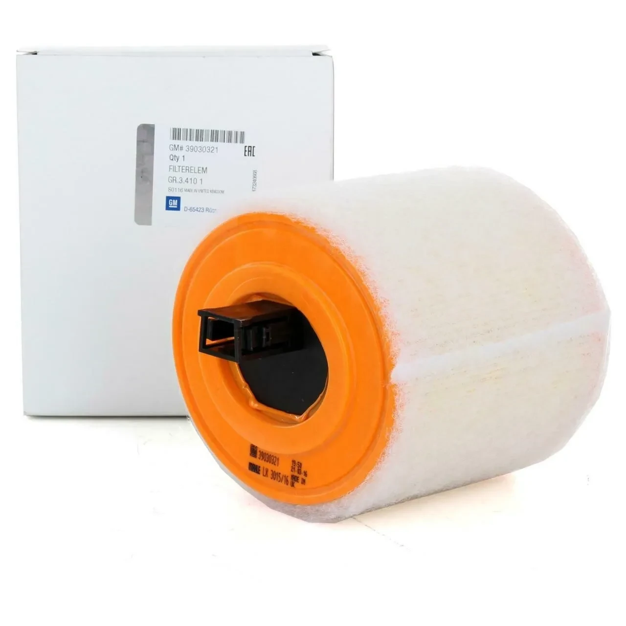 Фільтр повітряний двигун GM 39030321 CHEVROLET Cruze & OPEL Astra-K