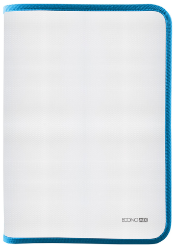 Папка "Economix" №E31644-11 A4 пласт. на блиск. (блакитна)(30), фото 1