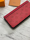 Гаманець червоний Louis Vuitton гаманець на блискавці якість преміум, фото 6