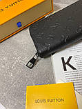 Гаманець Louis Vuitton Zippy Vertical Monogram Seal шкіряний гаманець органайзер якість преміум, фото 3