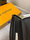 Гаманець Louis Vuitton Zippy Vertical Monogram Seal шкіряний гаманець органайзер якість преміум, фото 6