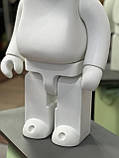 Статуетка ведмідь Bearbrick White 1000% (70 cm) інтер'єрна фігурка ведмідь Беарбрик білий, фото 4