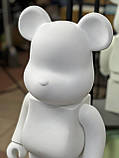 Статуетка ведмідь Bearbrick White 1000% (70 cm) інтер'єрна фігурка ведмідь Беарбрик білий, фото 6