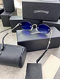 Окуляри сонцезахисні Chrome Hearts Sinnergasm B сірі, фото 6