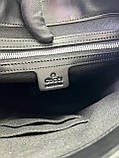 Сумка месенджер чоловіча сіра преміум'якість, фото 5